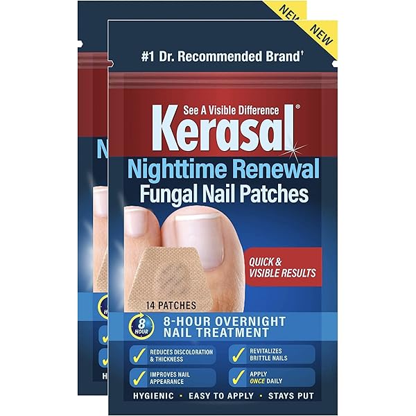 FUNGUS 完売間近！！ Amazon.com: Kerasal Nighttime Renewal Fungal Nail Patches